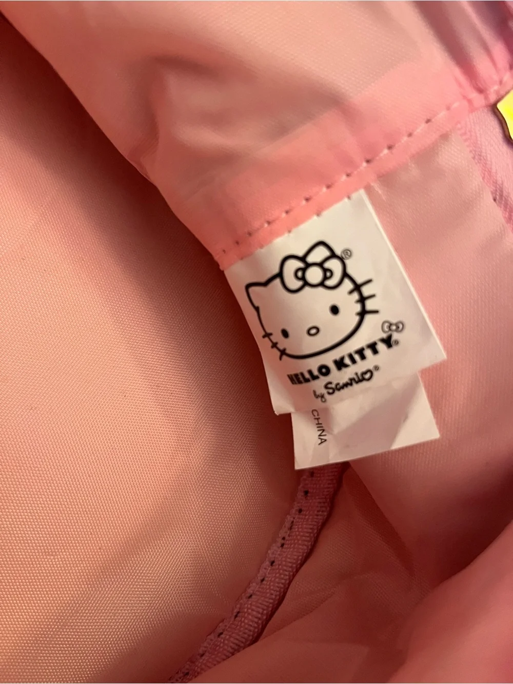 Sanrio Hello Kitty Oval Pink & White Cosmetic Travel Case (GUC)